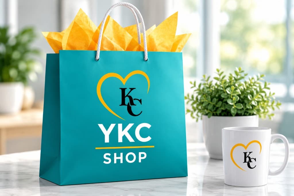 YKC Shop bag and mug